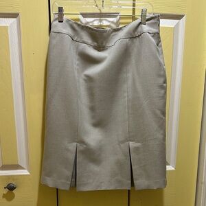 Black Label Women's Gray Pencil Skirt